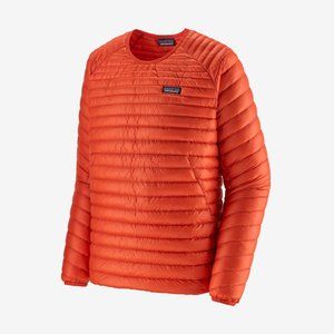 NWT Unisex Patagonia UltraAlpine Down Crew Orange Size Men's XXS / Women's XS-S